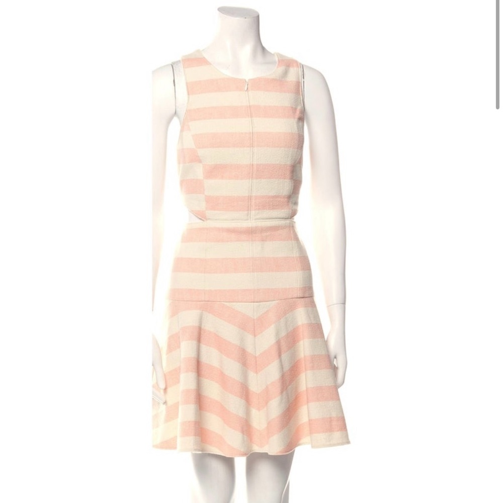 Striped Pink and White Dress